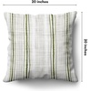 image:imageAmericanflat 18x18 Throw Pillow with Sewnin Insert  AllinOne Decorative Pillows  No Cover Needed  Soft and Durable Cushion for Bed or Sofa  Polyester  Red Orange and WhiteGreen and White