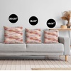 image:imageAmericanflat 18x18 Throw Pillow with Sewnin Insert  AllinOne Decorative Pillows  No Cover Needed  Soft and Durable Cushion for Bed or Sofa  Polyester  Red Orange and WhiteRed