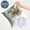 image:imageAmericanflat 18x18 Throw Pillow with Sewnin Insert  AllinOne Decorative Pillows  No Cover Needed  Soft and Durable Cushion for Bed or Sofa  Polyester  Red Orange and WhiteSepia