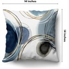 image:imageAmericanflat 18x18 Throw Pillow with Sewnin Insert  AllinOne Decorative Pillows  No Cover Needed  Soft and Durable Cushion for Bed or Sofa  Polyester  Red Orange and WhiteBlue and White
