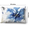 image:imageAmericanflat 18x18 Throw Pillow with Sewnin Insert  AllinOne Decorative Pillows  No Cover Needed  Soft and Durable Cushion for Bed or Sofa  Polyester  Red Orange and WhiteWhite and Indigo