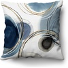 image:imageAmericanflat 18x18 Throw Pillow with Sewnin Insert  AllinOne Decorative Pillows  No Cover Needed  Soft and Durable Cushion for Bed or Sofa  Polyester  Red Orange and WhiteBlue and White