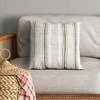 image:imageAmericanflat 18x18 Throw Pillow with Sewnin Insert  AllinOne Decorative Pillows  No Cover Needed  Soft and Durable Cushion for Bed or Sofa  Polyester  Red Orange and WhiteGreen and White