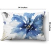 image:imageAmericanflat 18x18 Throw Pillow with Sewnin Insert  AllinOne Decorative Pillows  No Cover Needed  Soft and Durable Cushion for Bed or Sofa  Polyester  Red Orange and WhiteWhite and Indigo