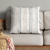 image:imageAmericanflat 18x18 Throw Pillow with Sewnin Insert  AllinOne Decorative Pillows  No Cover Needed  Soft and Durable Cushion for Bed or Sofa  Polyester  Red Orange and WhiteCream and White