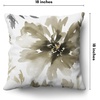 image:imageAmericanflat 18x18 Throw Pillow with Sewnin Insert  AllinOne Decorative Pillows  No Cover Needed  Soft and Durable Cushion for Bed or Sofa  Polyester  Red Orange and WhiteSepia