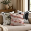 image:imageAmericanflat 18x18 Throw Pillow with Sewnin Insert  AllinOne Decorative Pillows  No Cover Needed  Soft and Durable Cushion for Bed or Sofa  Polyester  Red Orange and WhiteRed
