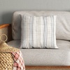 image:imageAmericanflat 18x18 Throw Pillow with Sewnin Insert  AllinOne Decorative Pillows  No Cover Needed  Soft and Durable Cushion for Bed or Sofa  Polyester  Red Orange and WhiteCream and White