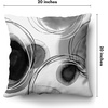 image:imageAmericanflat 18x18 Throw Pillow with Sewnin Insert  AllinOne Decorative Pillows  No Cover Needed  Soft and Durable Cushion for Bed or Sofa  Polyester  Red Orange and WhiteBlack and White