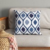 image:imageAmericanflat 18x18 Throw Pillow with Sewnin Insert  AllinOne Decorative Pillows  No Cover Needed  Soft and Durable Cushion for Bed or Sofa  Polyester  Red Orange and WhiteBlue