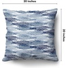 image:imageAmericanflat 18x18 Throw Pillow with Sewnin Insert  AllinOne Decorative Pillows  No Cover Needed  Soft and Durable Cushion for Bed or Sofa  Polyester  Red Orange and WhiteBrushstroke Blue