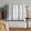 image:imageAmericanflat 18x18 Throw Pillow with Sewnin Insert  AllinOne Decorative Pillows  No Cover Needed  Soft and Durable Cushion for Bed or Sofa  Polyester  Red Orange and WhiteNavy Blue and White
