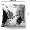 image:imageAmericanflat 18x18 Throw Pillow with Sewnin Insert  AllinOne Decorative Pillows  No Cover Needed  Soft and Durable Cushion for Bed or Sofa  Polyester  Red Orange and WhiteBlack and White