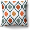 image:imageAmericanflat 18x18 Throw Pillow with Sewnin Insert  AllinOne Decorative Pillows  No Cover Needed  Soft and Durable Cushion for Bed or Sofa  Polyester  Red Orange and WhiteBlue  Orange and Yellow