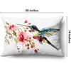 image:imageAmericanflat 18x18 Throw Pillow with Sewnin Insert  AllinOne Decorative Pillows  No Cover Needed  Soft and Durable Cushion for Bed or Sofa  Polyester  Red Orange and WhiteWhite