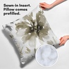 image:imageAmericanflat 18x18 Throw Pillow with Sewnin Insert  AllinOne Decorative Pillows  No Cover Needed  Soft and Durable Cushion for Bed or Sofa  Polyester  Red Orange and WhiteSepia