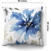 image:imageAmericanflat 18x18 Throw Pillow with Sewnin Insert  AllinOne Decorative Pillows  No Cover Needed  Soft and Durable Cushion for Bed or Sofa  Polyester  Red Orange and WhiteWhite and Indigo
