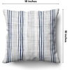 image:imageAmericanflat 18x18 Throw Pillow with Sewnin Insert  AllinOne Decorative Pillows  No Cover Needed  Soft and Durable Cushion for Bed or Sofa  Polyester  Red Orange and WhiteNavy Blue and White