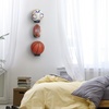 image:imageAmericanflat Basketball Display 3Pack  Black  Set of 3 wall mounts with metal rings and builtin keyholes all hardware included for a room office or gymBasketball Display for Wall