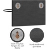 image:imageAmericanflat Basketball Display 3Pack  Black  Set of 3 wall mounts with metal rings and builtin keyholes all hardware included for a room office or gymBasketball Display for Wall