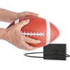 image:imageAmericanflat Football Display 3Pack  Black  Set of 3 wall mounts with metal rings and builtin keyholes all hardware included for a room office or gymFootball Display for Wall