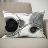 image:imageAmericanflat 14x10 Throw Pillow with Sewnin Insert  AllinOne Decorative Pillows  No Cover Needed  Soft and Durable Cushion for Bed or Sofa  Polyester  Black and WhiteBlack and White