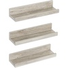 image:imageAmericanflat Ball Display Stand Set of 3 with Pegs  DoubleSided Sports Ball Display Stand for Baseballs Basketballs or Footballs  AllStar Collection  WalnutDriftwood