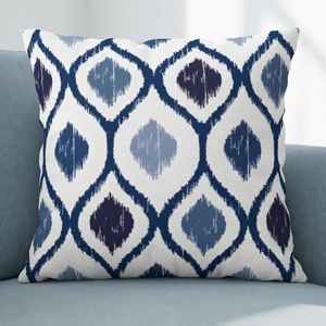 image:imageAmericanflat 18x18 Throw Pillow with Sewnin Insert  AllinOne Decorative Pillows  No Cover Needed  Soft and Durable Cushion for Bed or Sofa  Polyester  Red Orange and WhiteBlue