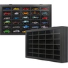 image:imageAmericanflat 11x18 Toy Car Display Case  Black  Holds up to 30 standard Shatterresistant glass wall mounted displayBlack