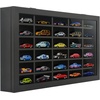 image:imageAmericanflat 11x18 Toy Car Display Case  Black  Holds up to 30 standard Shatterresistant glass wall mounted displayBlack