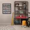 image:imageAmericanflat 24x31 Baseball Card Display Case  Black  Holds up to 35 cards lockable Polished plexiglass front wall mounted displayBlack