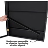 image:imageAmericanflat 24x31 Baseball Card Display Case  Black  Holds up to 35 cards lockable Polished plexiglass front wall mounted displayBlack