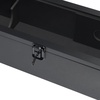 image:imageAmericanflat 378x43 Baseball Bat Display Case  Black  Lockable with key polished plexiglass front custom cutouts hold a bat and ball mounts vertically or horizontallyBlack  Baseball Bat Display Case