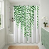 image:imageAmericanflat 71x74 Boho Shower Curtain  WaterResistant Long Shower Curtain with Durable Metal Grommets and 12 Hooks  100 Polyester  Black Mustard Yellow Terracotta and BeigeWhite  Green