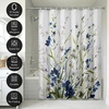 image:imageAmericanflat 71x74 Boho Shower Curtain  WaterResistant Long Shower Curtain with Durable Metal Grommets and 12 Hooks  100 Polyester  Black Mustard Yellow Terracotta and BeigeNavy  Green