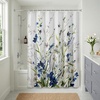 image:imageAmericanflat 71x74 Boho Shower Curtain  WaterResistant Long Shower Curtain with Durable Metal Grommets and 12 Hooks  100 Polyester  Black Mustard Yellow Terracotta and BeigeNavy  Green