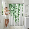 image:imageAmericanflat 71x74 Boho Shower Curtain  WaterResistant Long Shower Curtain with Durable Metal Grommets and 12 Hooks  100 Polyester  Black Mustard Yellow Terracotta and BeigeWhite  Green