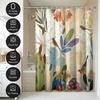 image:imageAmericanflat 71x74 Boho Shower Curtain  WaterResistant Long Shower Curtain with Durable Metal Grommets and 12 Hooks  100 Polyester  Black Mustard Yellow Terracotta and BeigeBlue  Purple  and Pink