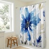 image:imageAmericanflat 71x74 Boho Shower Curtain  WaterResistant Long Shower Curtain with Durable Metal Grommets and 12 Hooks  100 Polyester  Black Mustard Yellow Terracotta and BeigeBlue  White