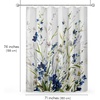 image:imageAmericanflat 71x74 Boho Shower Curtain  WaterResistant Long Shower Curtain with Durable Metal Grommets and 12 Hooks  100 Polyester  Black Mustard Yellow Terracotta and BeigeNavy  Green