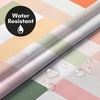 image:imageAmericanflat 71x74 Boho Shower Curtain  WaterResistant Long Shower Curtain with Durable Metal Grommets and 12 Hooks  100 Polyester  Black Mustard Yellow Terracotta and BeigeSage  Terracotta