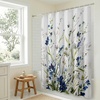 image:imageAmericanflat 71x74 Boho Shower Curtain  WaterResistant Long Shower Curtain with Durable Metal Grommets and 12 Hooks  100 Polyester  Black Mustard Yellow Terracotta and BeigeNavy  Green
