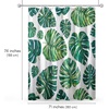 image:imageAmericanflat 71x74 Boho Shower Curtain  WaterResistant Long Shower Curtain with Durable Metal Grommets and 12 Hooks  100 Polyester  Black Mustard Yellow Terracotta and BeigeGreen