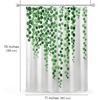 image:imageAmericanflat 71x74 Boho Shower Curtain  WaterResistant Long Shower Curtain with Durable Metal Grommets and 12 Hooks  100 Polyester  Black Mustard Yellow Terracotta and BeigeWhite  Green