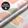 image:imageAmericanflat 71x74 Boho Shower Curtain  WaterResistant Long Shower Curtain with Durable Metal Grommets and 12 Hooks  100 Polyester  Black Mustard Yellow Terracotta and BeigePeach  Sage