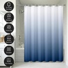 image:imageAmericanflat 71x74 Light Blue Ombre Shower Curtain  WaterResistant Long Shower Curtain with Durable Grommets and 12 Hooks  100 PolyesterLight Blue Ombre