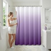 image:imageAmericanflat 71x74 Light Blue Ombre Shower Curtain  WaterResistant Long Shower Curtain with Durable Grommets and 12 Hooks  100 PolyesterPurple Ombre