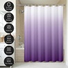 image:imageAmericanflat 71x74 Light Blue Ombre Shower Curtain  WaterResistant Long Shower Curtain with Durable Grommets and 12 Hooks  100 PolyesterPurple Ombre