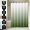 image:imageAmericanflat 71x74 Light Blue Ombre Shower Curtain  WaterResistant Long Shower Curtain with Durable Grommets and 12 Hooks  100 PolyesterSage Green Ombre