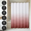 image:imageAmericanflat 71x74 Light Blue Ombre Shower Curtain  WaterResistant Long Shower Curtain with Durable Grommets and 12 Hooks  100 PolyesterWave Pink Ombre